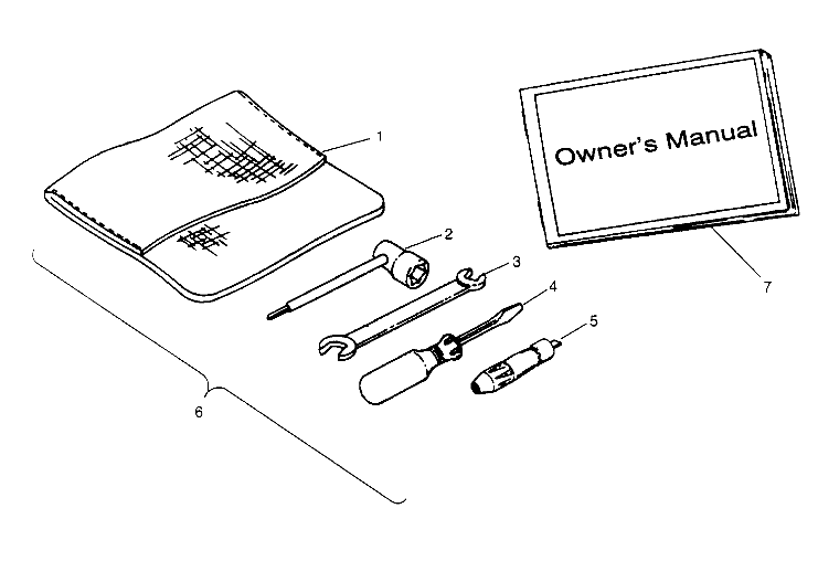 REFERENCES TROUSSE A OUTILS POUR TRAIL BLAZER 1995