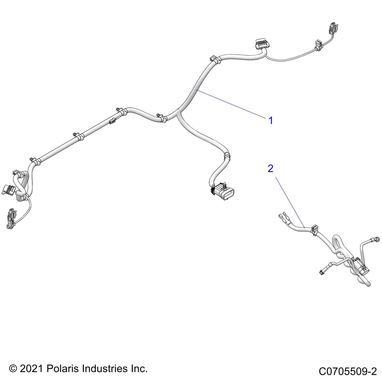 ELECTRIQUE FAISCEAU DE CABLE PERIPHERIQUE POUR RZR PRO XP 4 ULTIMATE R01 2023