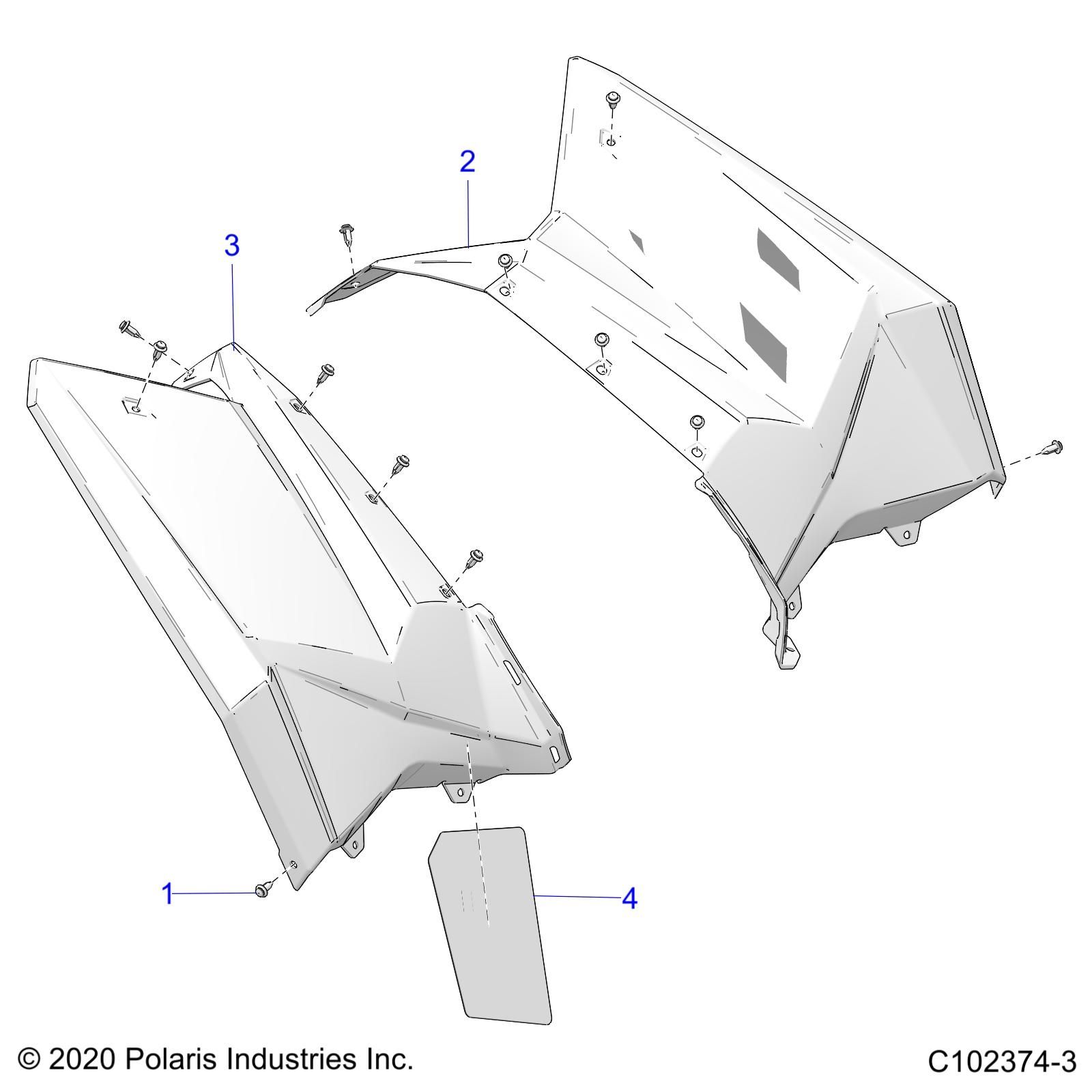 CARROSSERIE CABINE ARRIERE POUR SCRAMBLER 850 48 2024