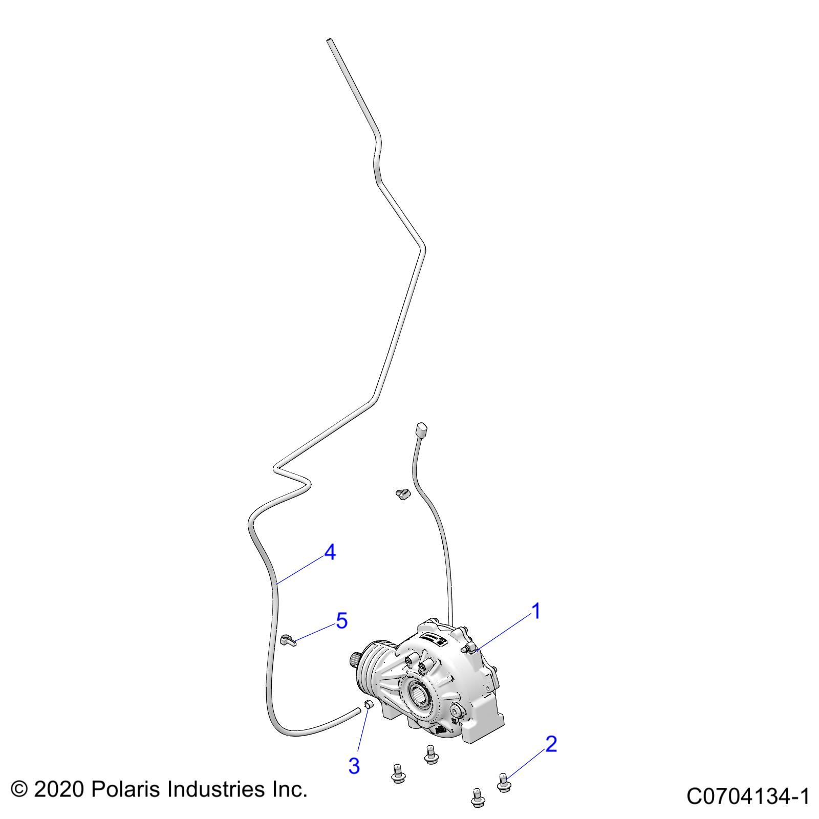 TRANSMISSION MONTAGE BOITE AVANT POUR RZR XP 4 1000 HIGH LIFTER 2022