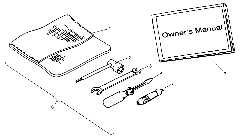 REFERENCES TROUSSE A OUTILS POUR SPORT 400L 1996