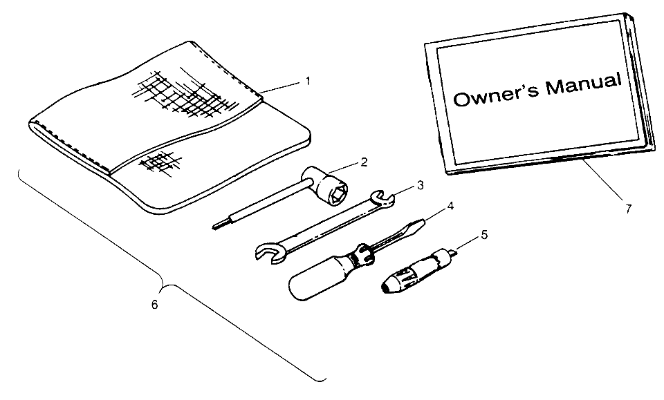 REFERENCES TROUSSE A OUTILS POUR TRAIL BOSS 1996