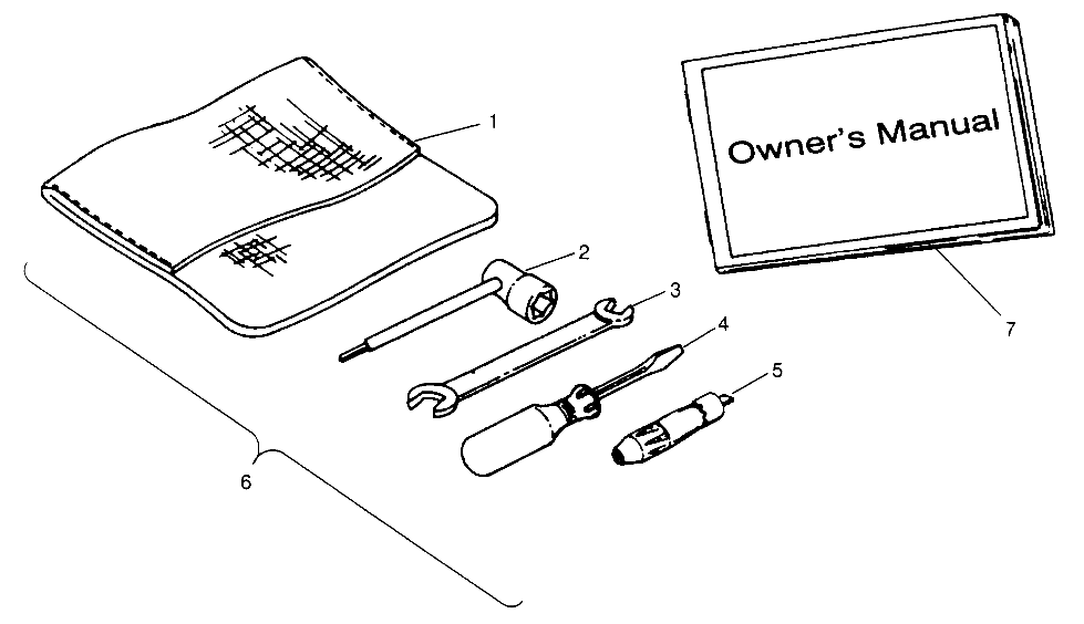 REFERENCES TROUSSE A OUTILS POUR XPLORER 300 1996