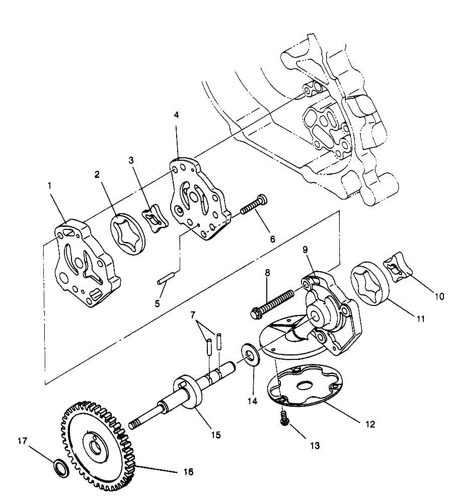 CARROSSERIE POMPE A HUILE POUR MAGNUM 2X4 1996