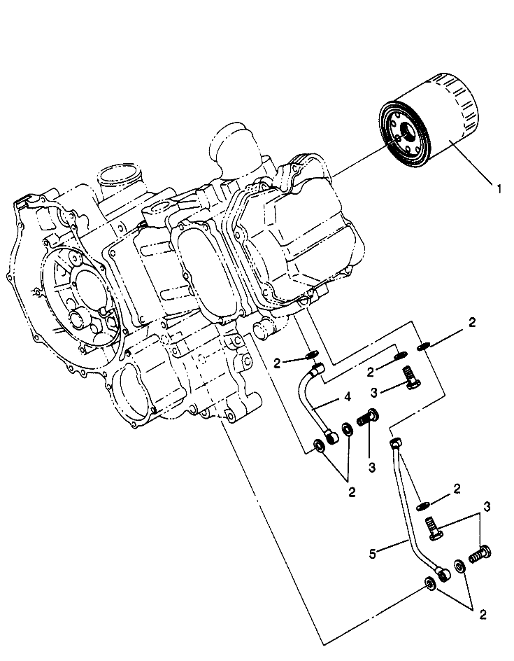 CARROSSERIE FILTRE A HUILE POUR MAGNUM 2X4 1996