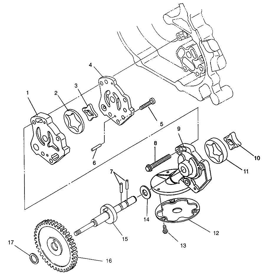 CARROSSERIE POMPE A HUILE POUR MAGNUM 6X6 1996