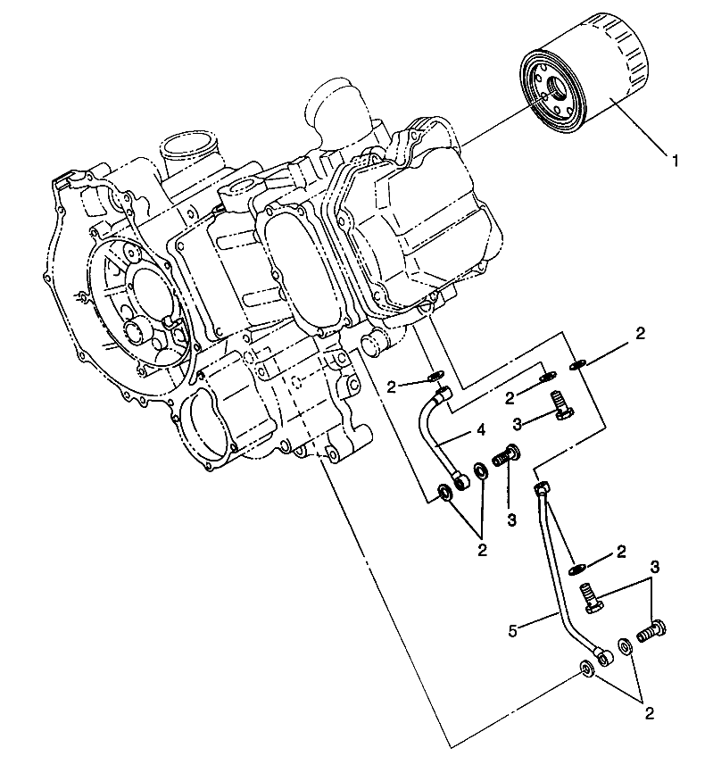 CARROSSERIE FILTRE A HUILE POUR MAGNUM 6X6 1996