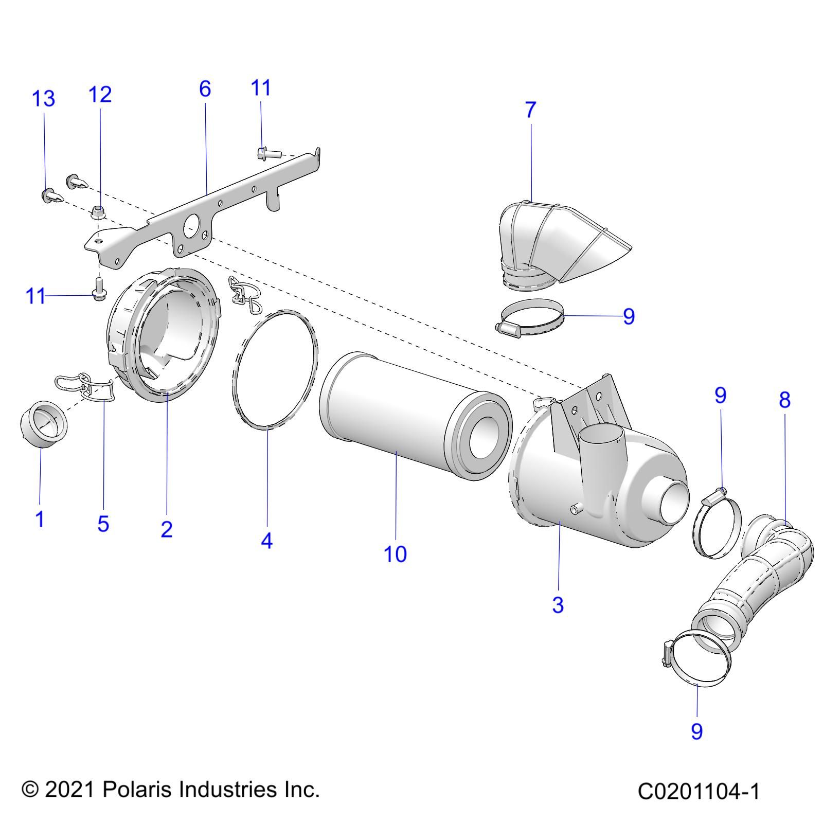 MOTEUR SYSTEME DADMISSION DAIR POUR RZR 200 2021