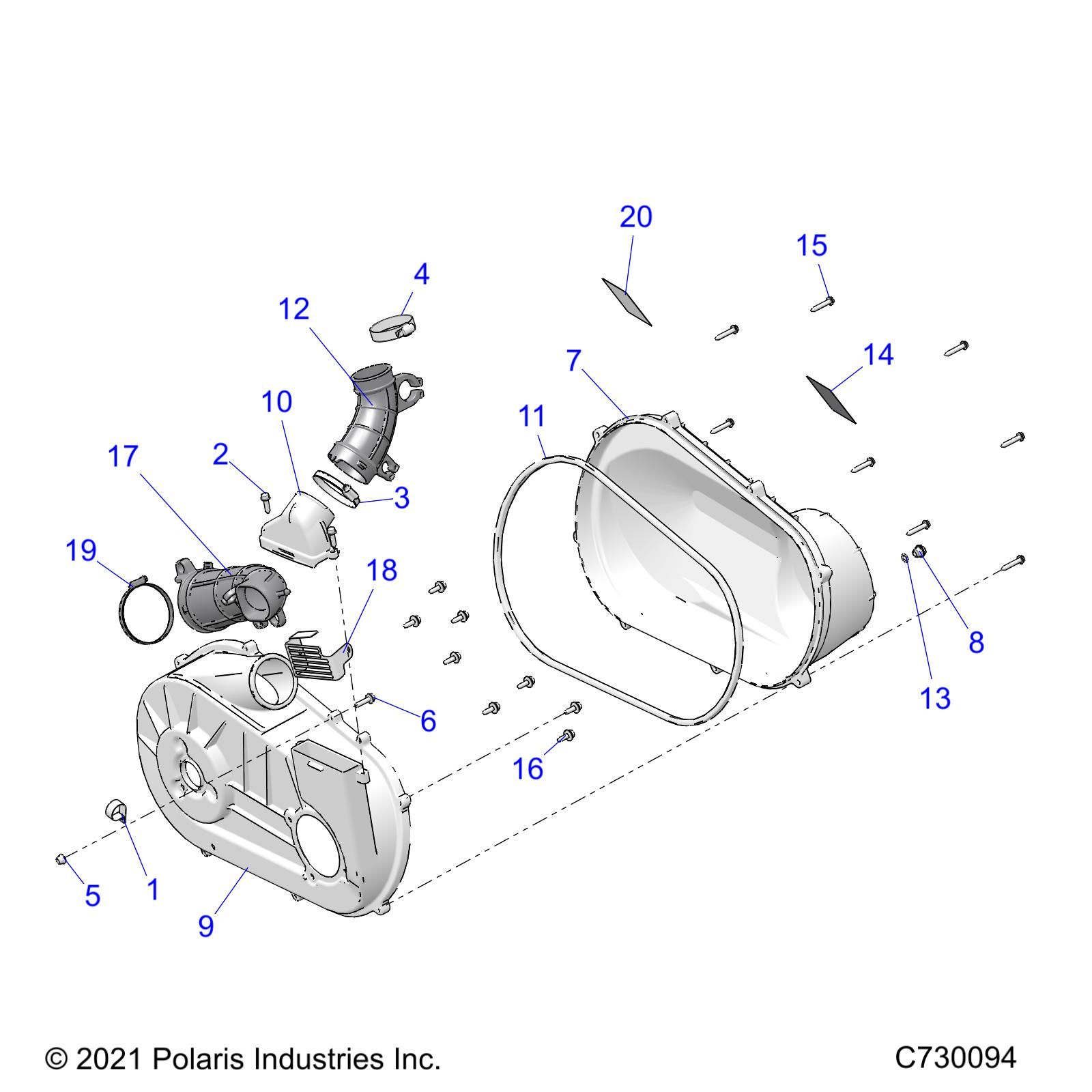 TRANSMISSION CARTER DEMBRAYAGE POUR RANGER 570 EU ZUG TRACTOR NORDIC PRO 2022