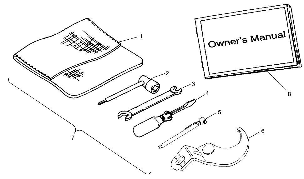 REFERENCES TROUSSE A OUTILS POUR XPRESS 300 1997
