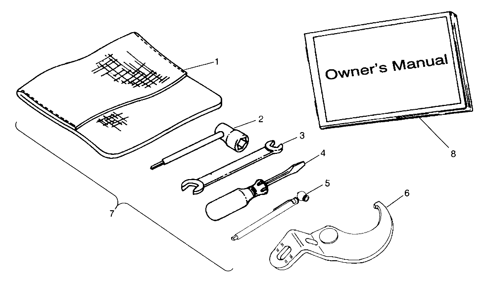 REFERENCES TROUSSE A OUTILS POUR SPORT 400L 1997