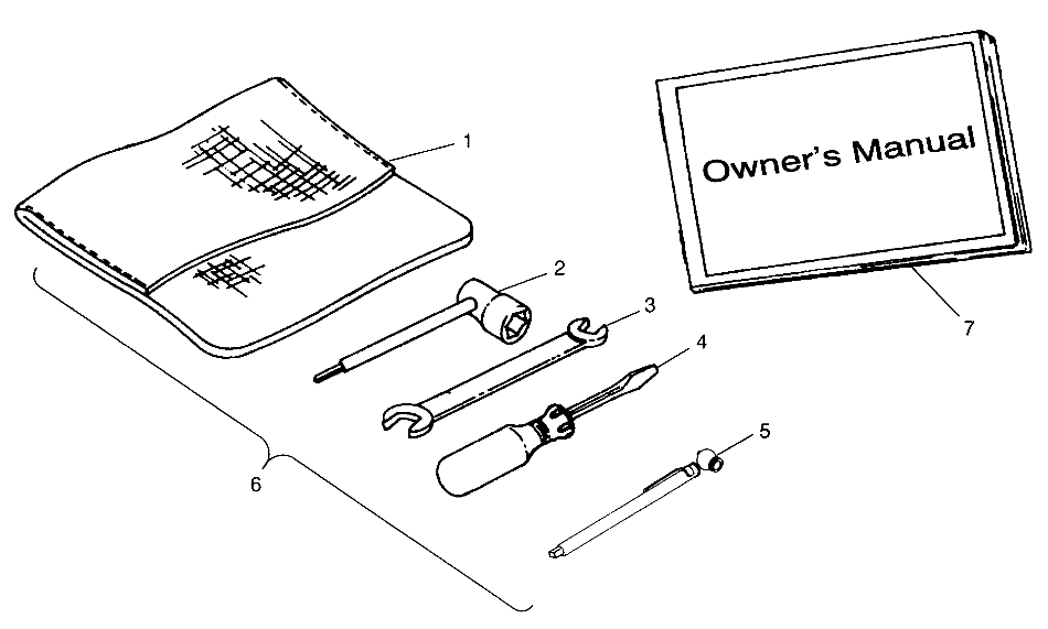 REFERENCES TROUSSE A OUTILS POUR TRAIL BOSS 1997