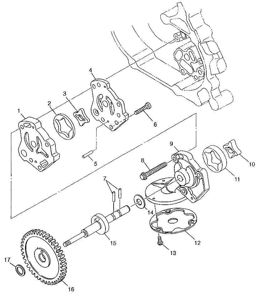 CARROSSERIE POMPE A HUILE POUR MAGNUM 2X4 1997