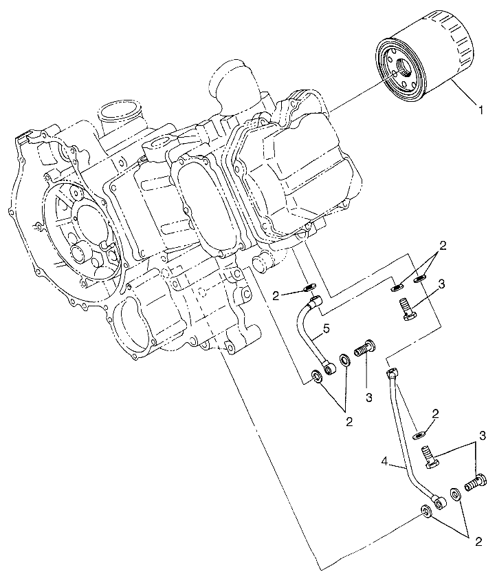 CARROSSERIE FILTRE A HUILE POUR MAGNUM 4X4 1997
