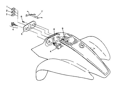 COMMANDES PANNEAU DE CONTROLE POUR SCRAMBER 500 1998