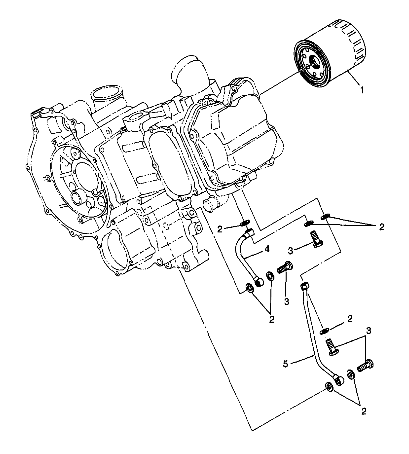 CARROSSERIE FILTRE A HUILE POUR SCRAMBER 500 1998