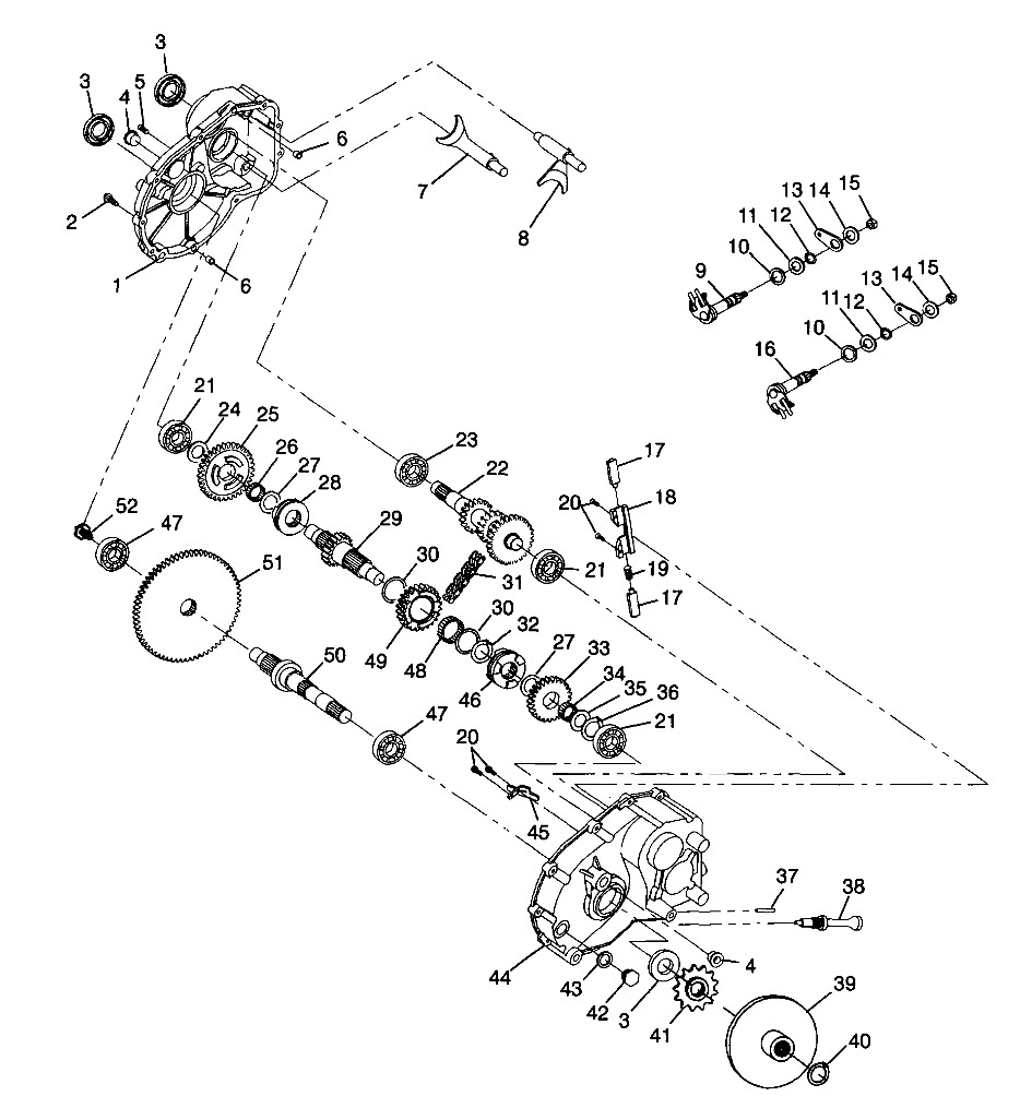 TRANSMISSION BOITE DE VITESSE POUR NORWEGIAN MAGNUM 4X4 1998
