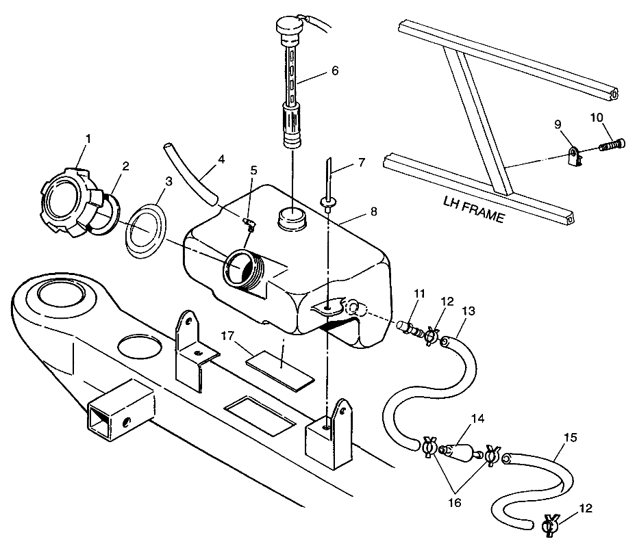 CARROSSERIE RESERVOIR DHUILE POUR XPLORER 300 1998