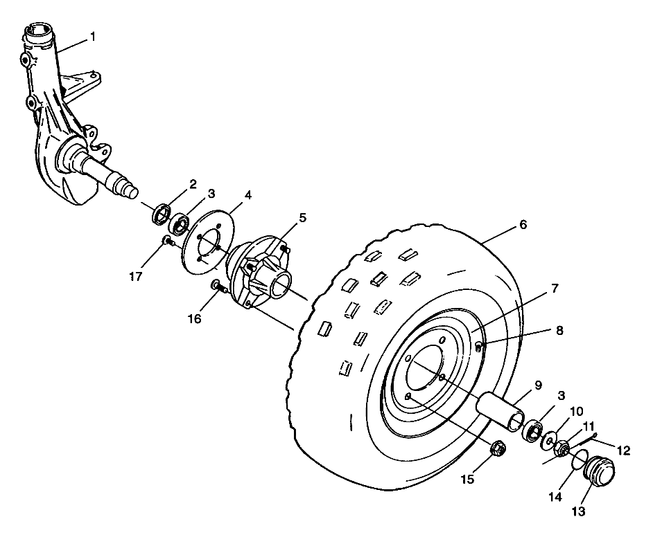 ROUES ROUE AVANT POUR XPRESS 300 1998