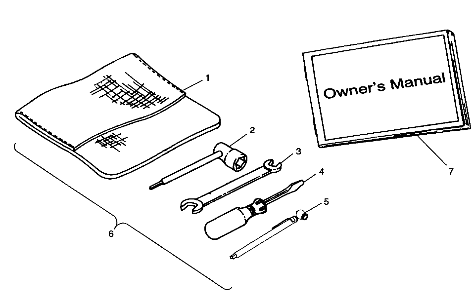 REFERENCES TROUSSE A OUTILS POUR TRAIL BLAZER 1998