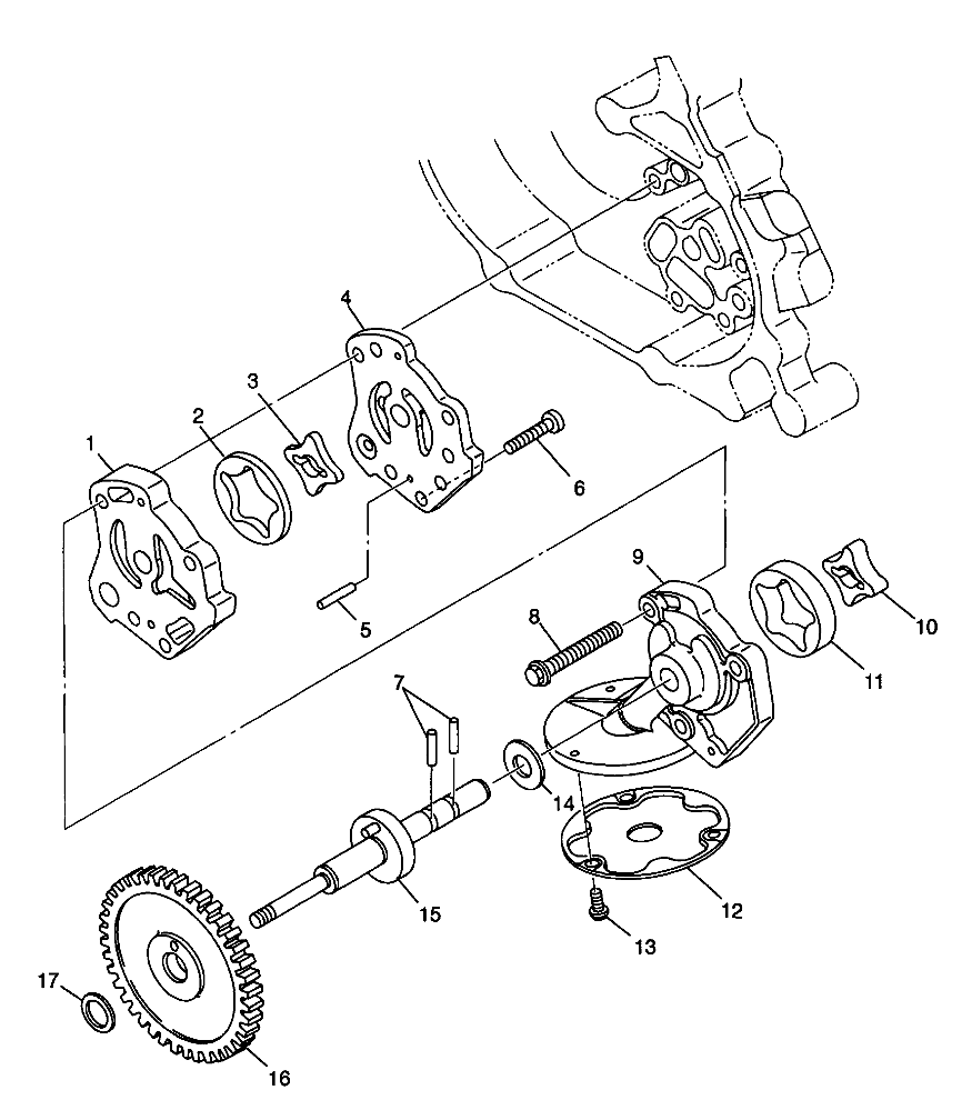 CARROSSERIE POMPE A HUILE POUR MAGNUM 2X4 1998