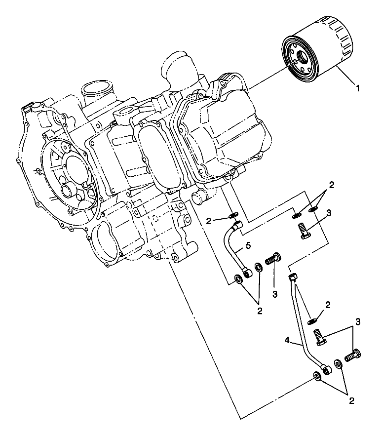 CARROSSERIE FILTRE A HUILE POUR MAGNUM 2X4 1998