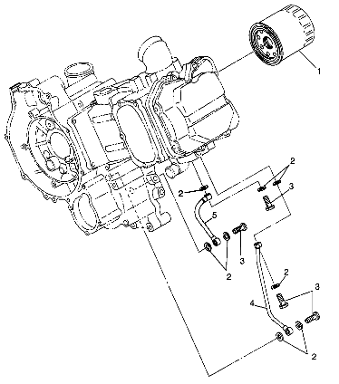 CARROSSERIE FILTRE A HUILE POUR SPORTSMAN 335 1999