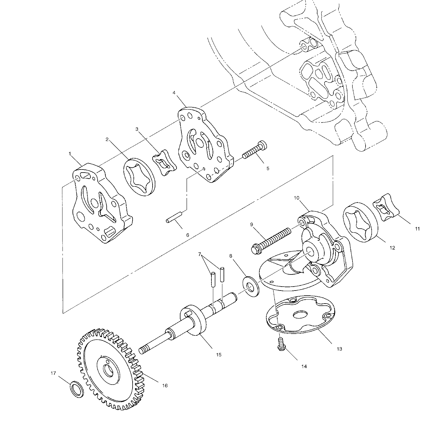 CARROSSERIE POMPE A HUILE POUR RANGER 1999