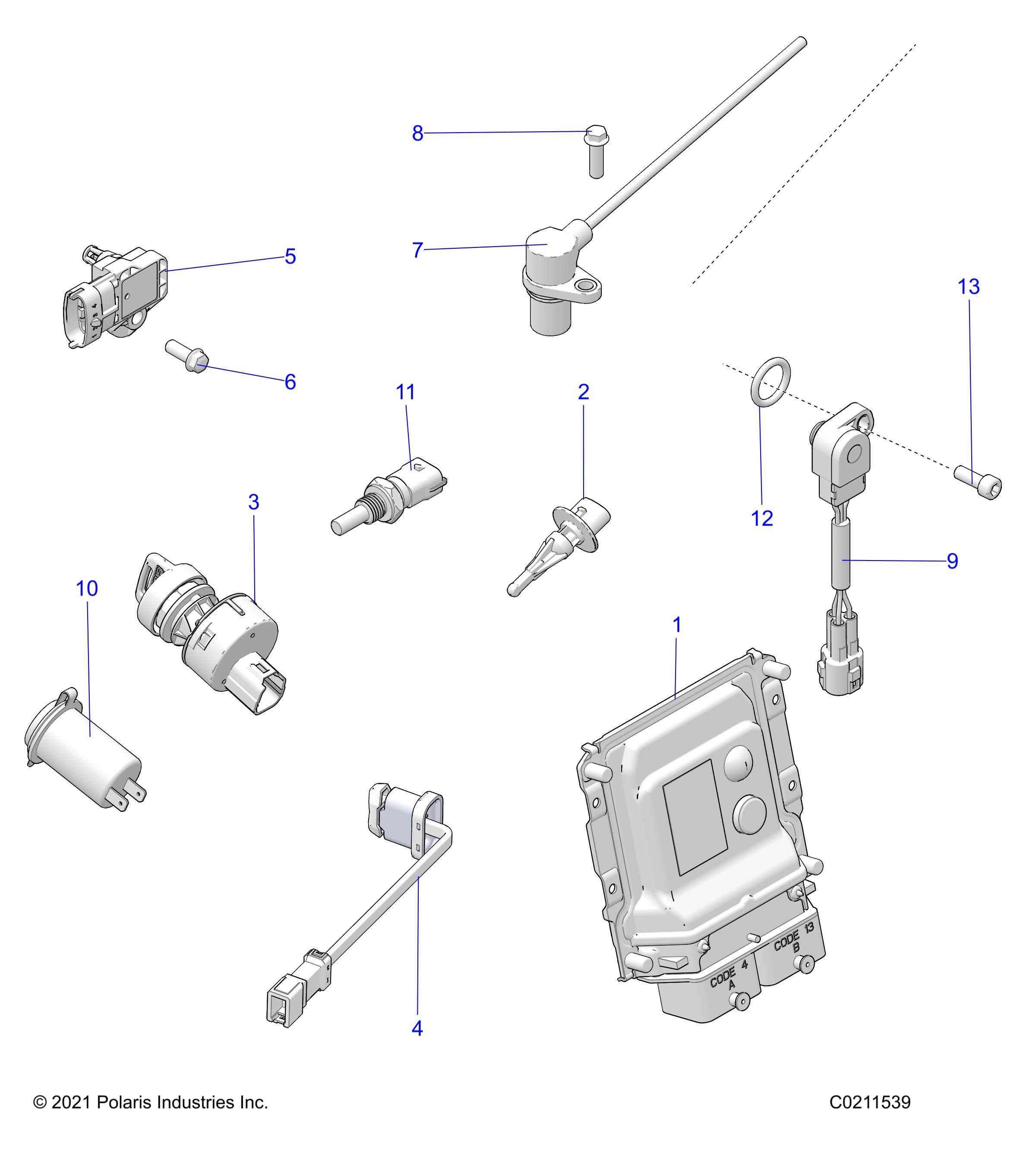 ELECTRIQUE CAPTEURS CDI POUR SPORTSMAN XP 1000 HIGH LIFTER 2022