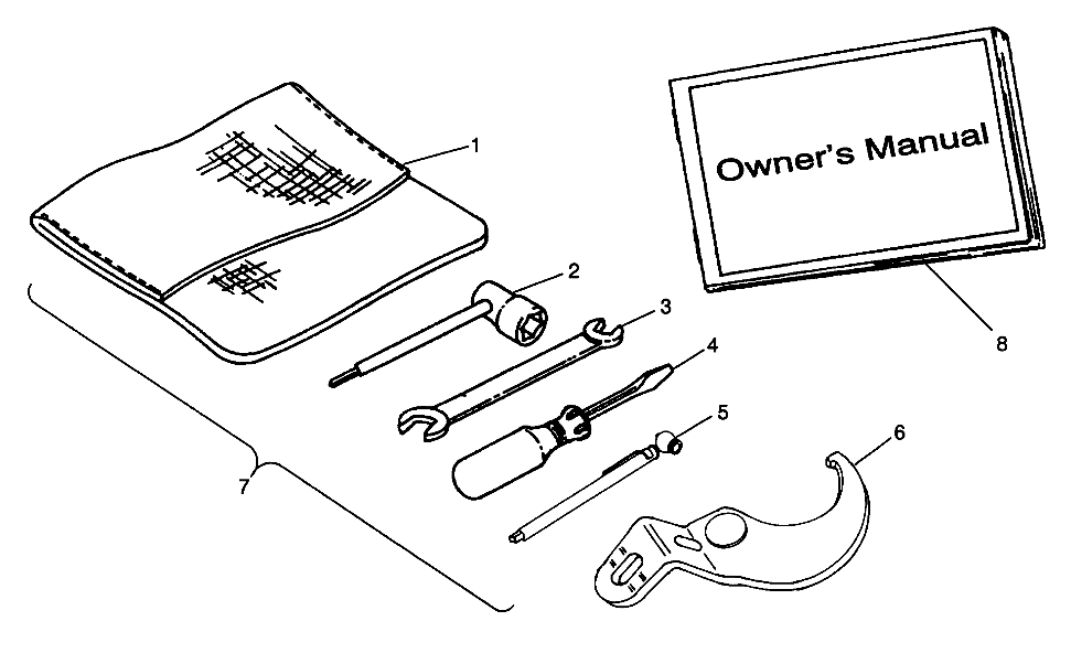 REFERENCES TROUSSE A OUTILS POUR SPORT 400L 1998