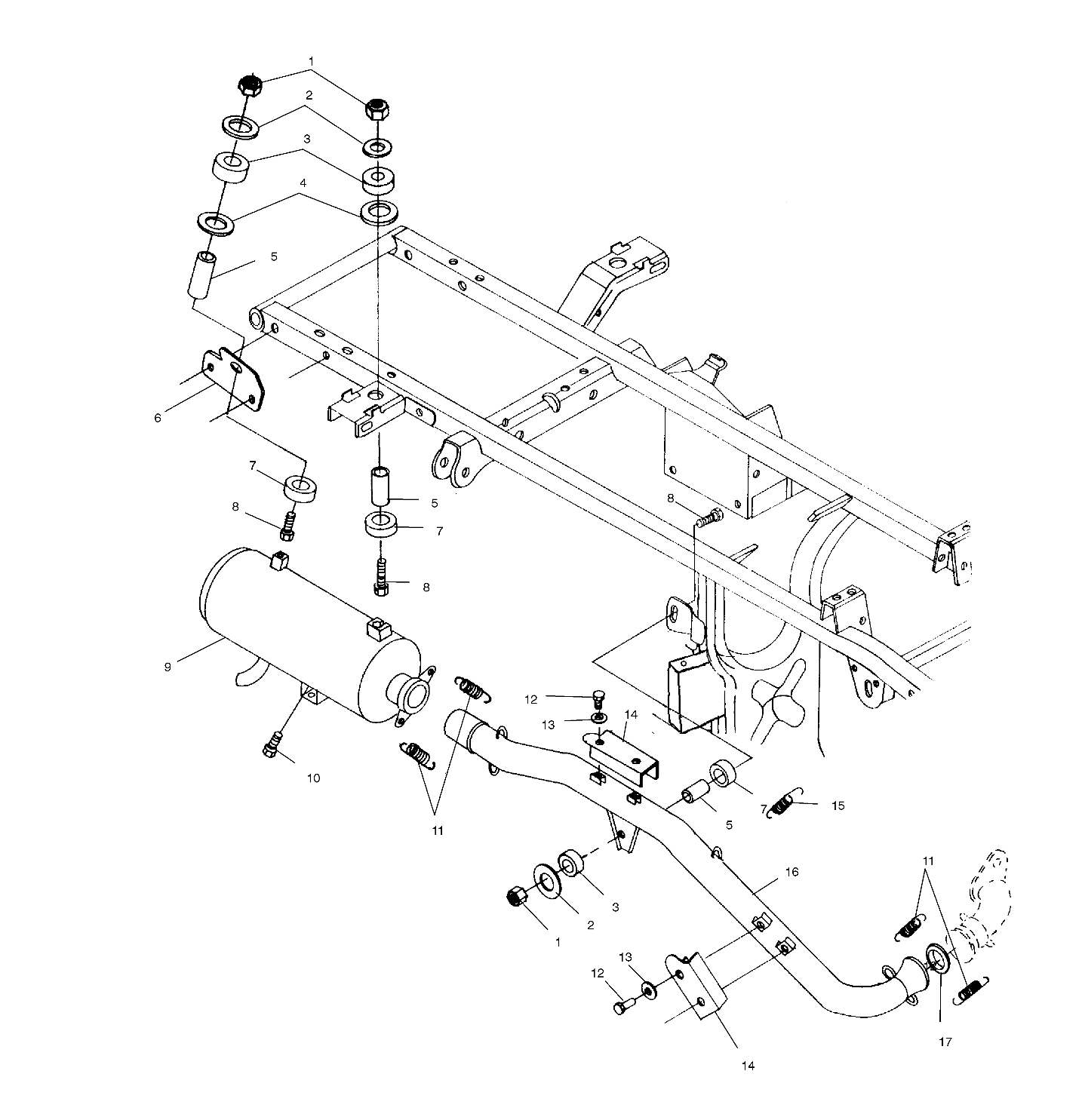 MOTEUR SYSTEME DECHAPPEMENT POUR DIESEL 1999