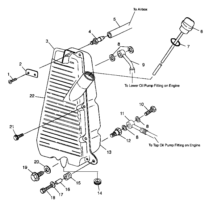 CARROSSERIE RESERVOIR DHUILE POUR DIESEL 1999