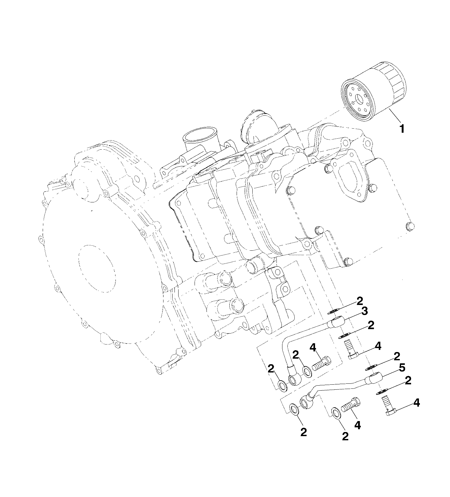 CARROSSERIE FILTRE A HUILE POUR DIESEL 1999