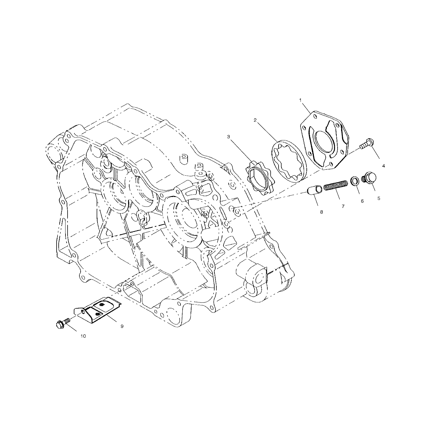 CARROSSERIE POMPE A HUILE POUR XPEDITION 425 2000