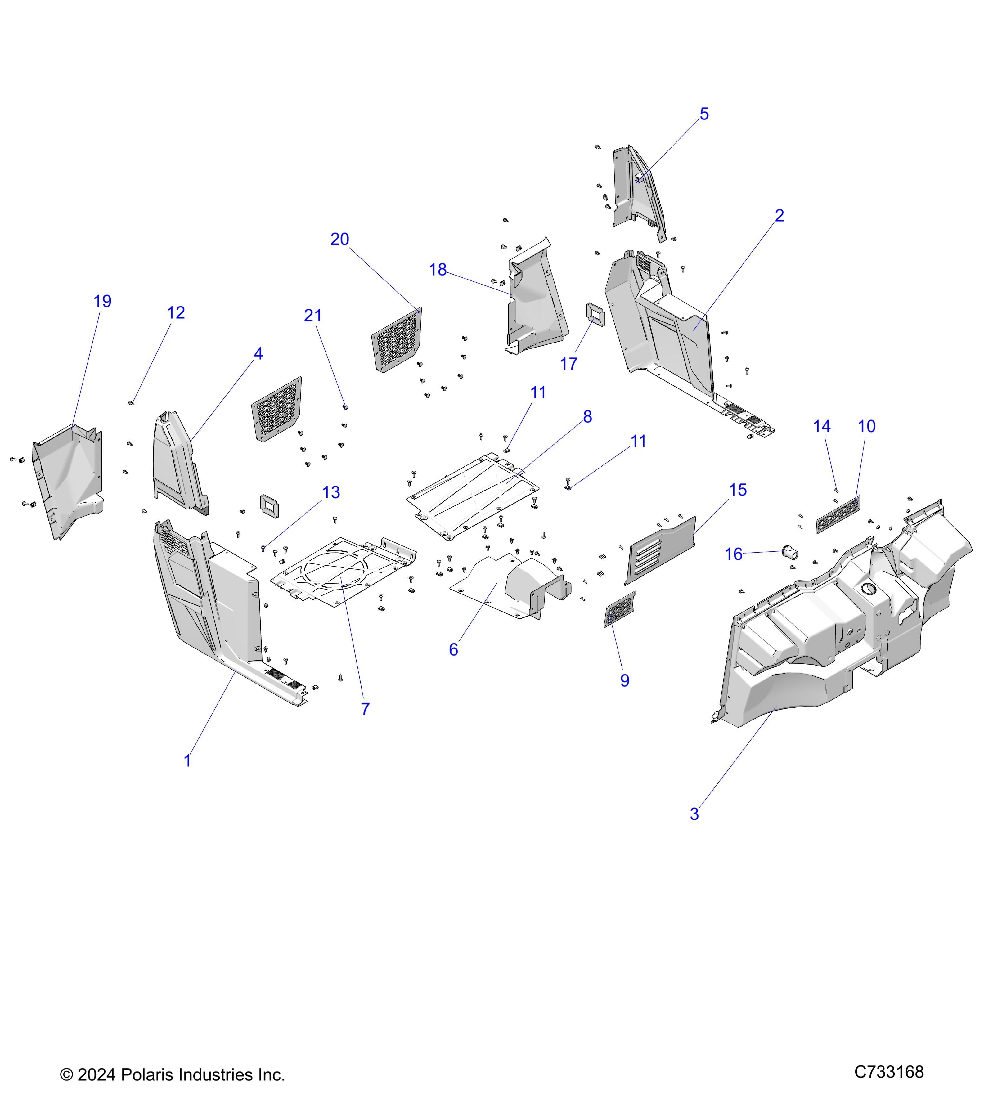 CARROSSERIE PLANCHER ET BASCULANTS POUR RANGER 570 NSTR 2024