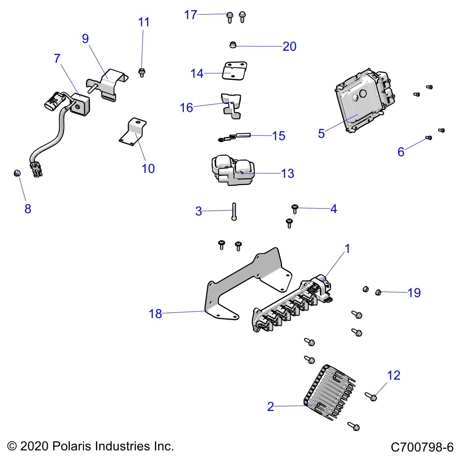 ELECTRICAL COMPONENTS AND OPTIONS POUR GENERAL 1000 DELUXE EPS 2021