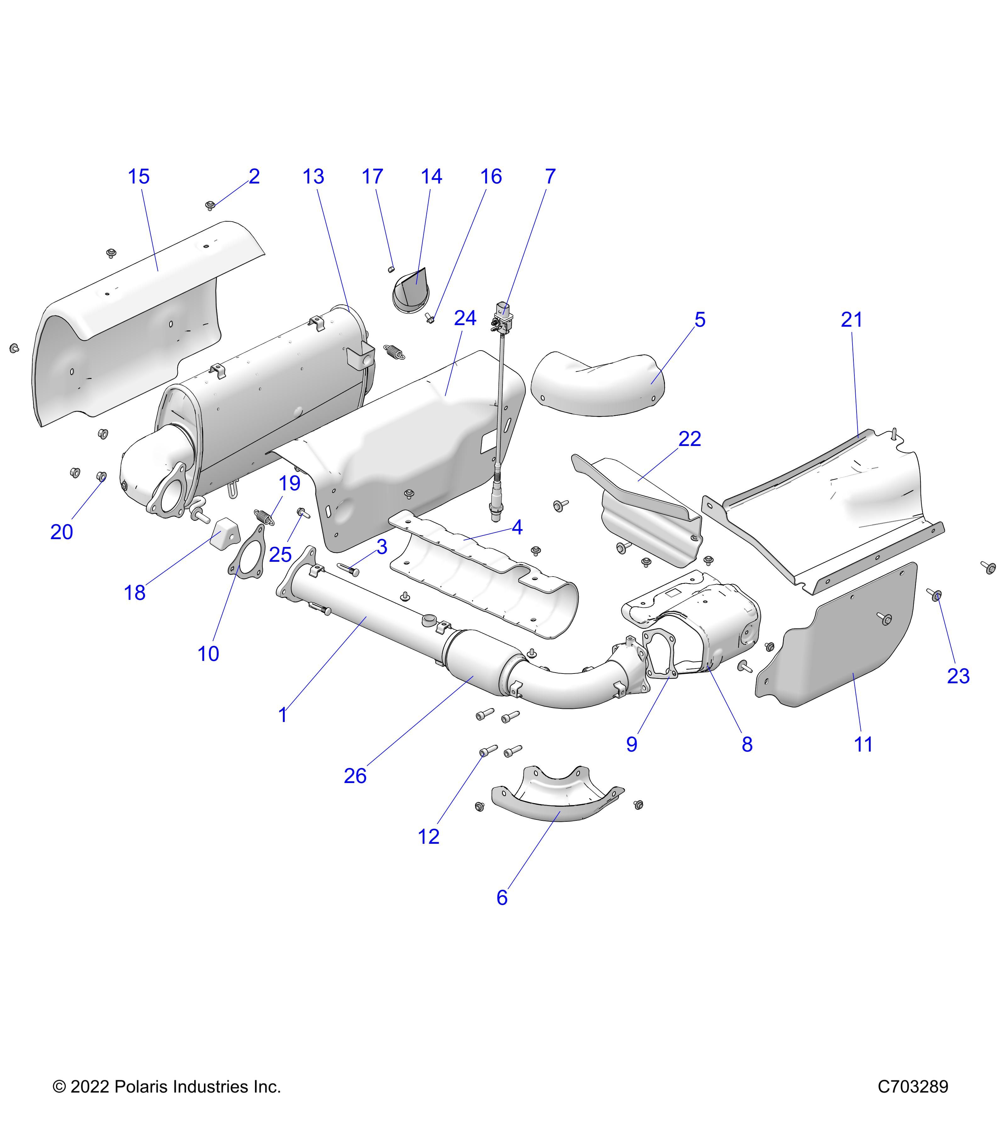 MOTEUR SYSTEME DECHAPPEMENT POUR RZR PRO XP 4 ULTIMATE R01 2023