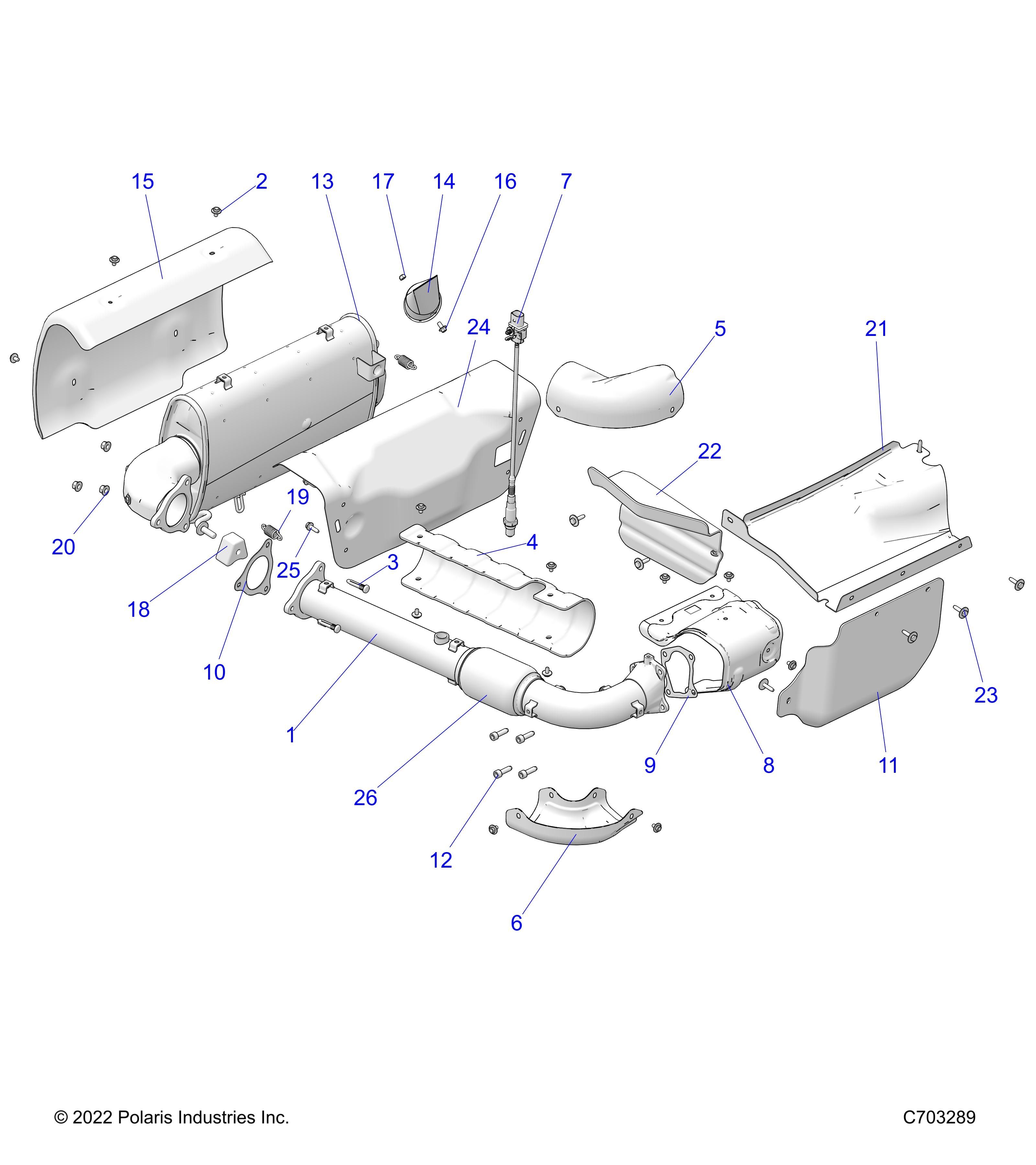 MOTEUR SYSTEME DECHAPPEMENT POUR RZR PRO XP 4 ULTIMATE 2024