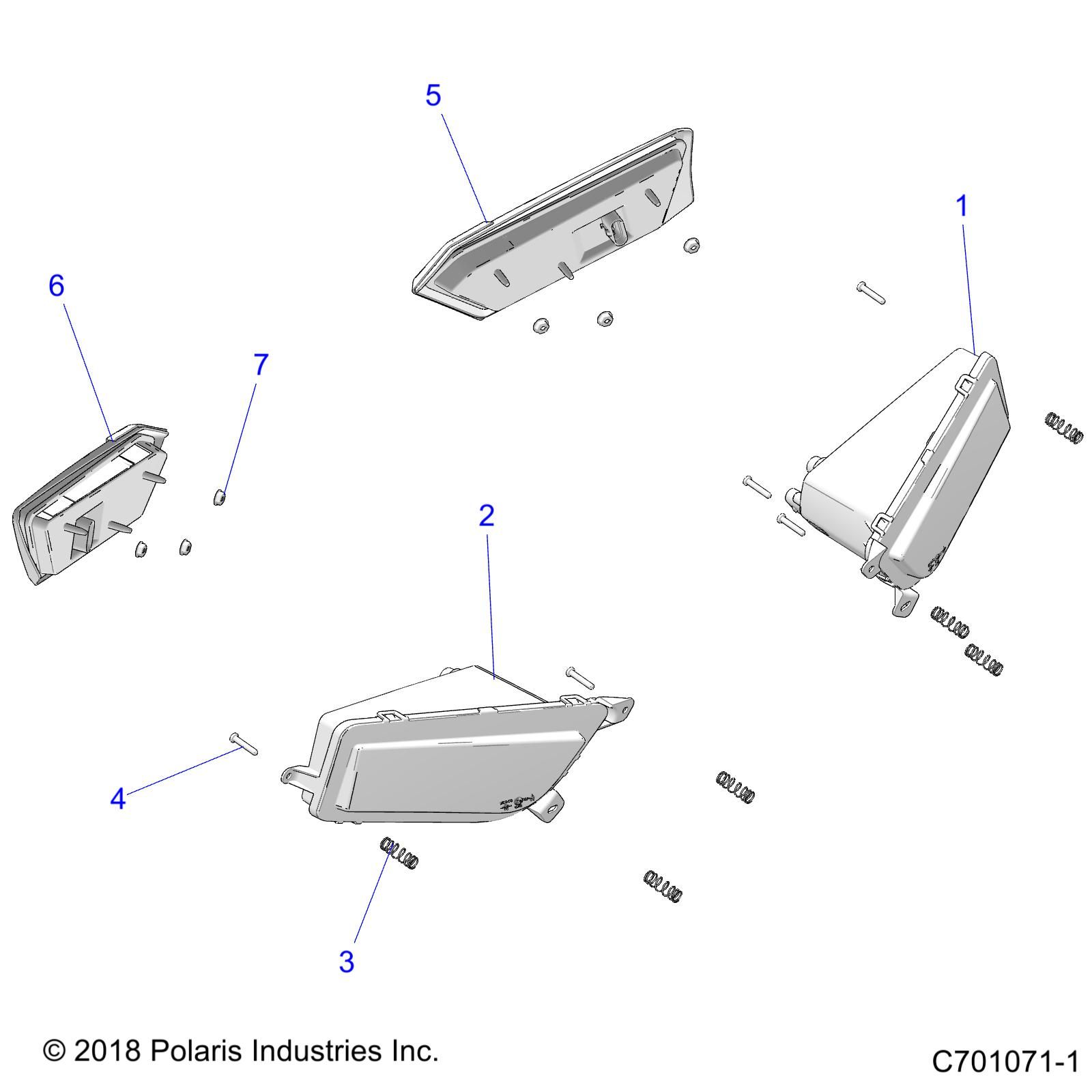 ELECTRIQUE PHARES ET FEUX ARRIERES POUR RZR XP 1000 TRACTOREUZUG 2021