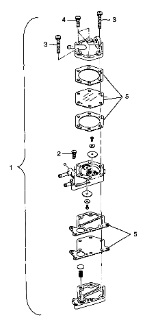 MOTEUR POMPE A CARBURANT POUR SPORTSMAN 500 1998