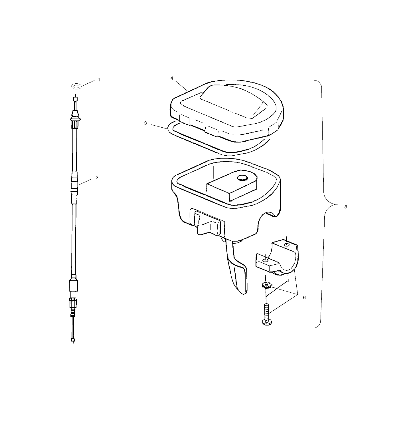 COMMANDES ACCELERATEURCABLE POUR DIESEL 2000
