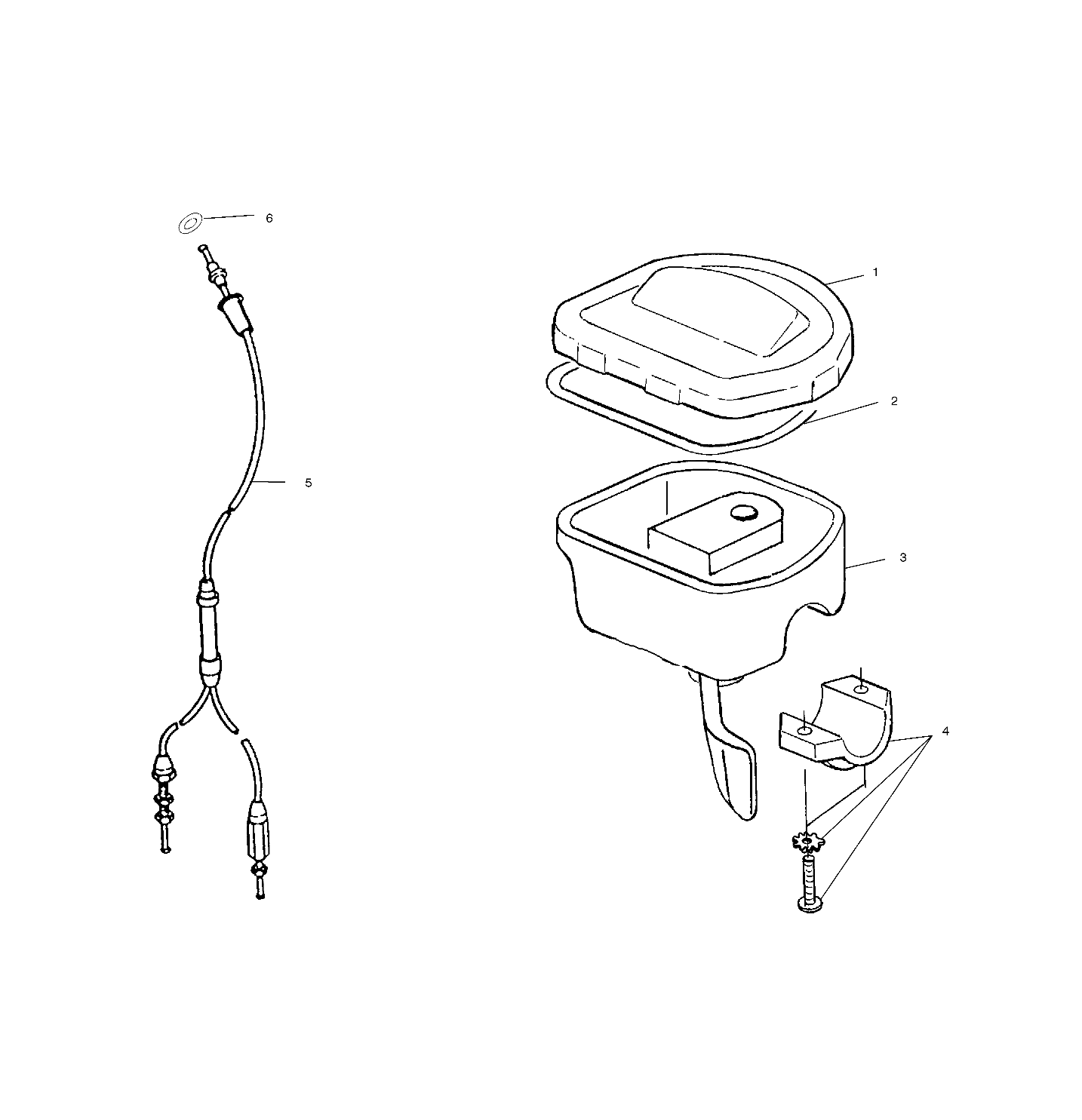 COMMANDES ACCELERATEURCABLE POUR TRAIL BLAZER 2000