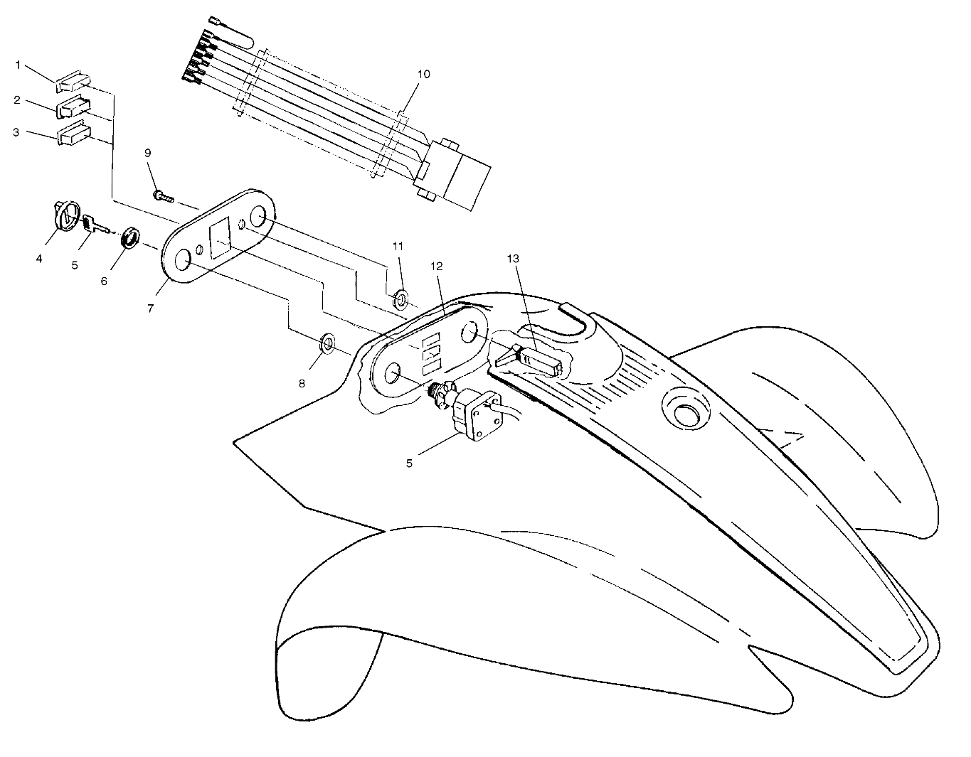 COMMANDES PANNEAU DE CONTROLE POUR SCRAMBLER 500 2000