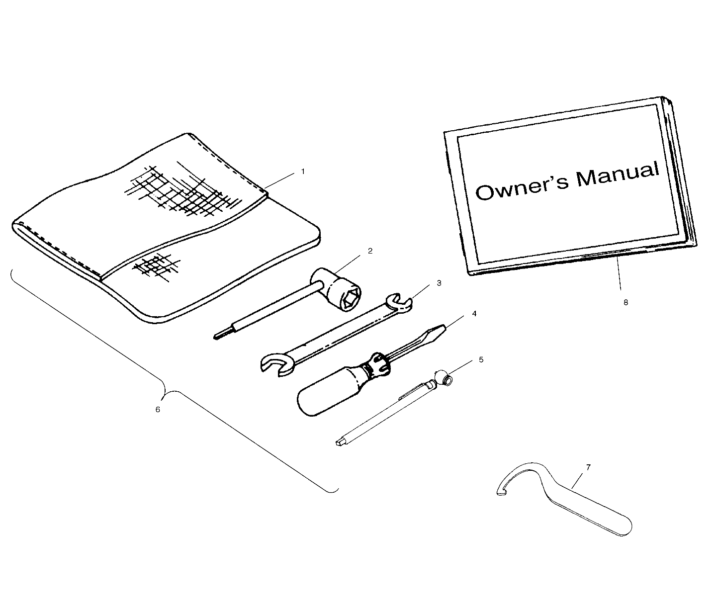 REFERENCES TROUSSE A OUTILS POUR XPLORER 2000