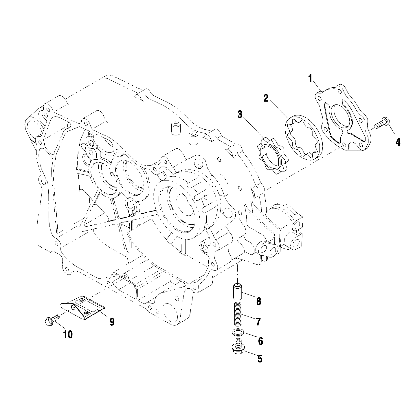 CARROSSERIE POMPE A HUILE POUR XPEDITION 325 2000