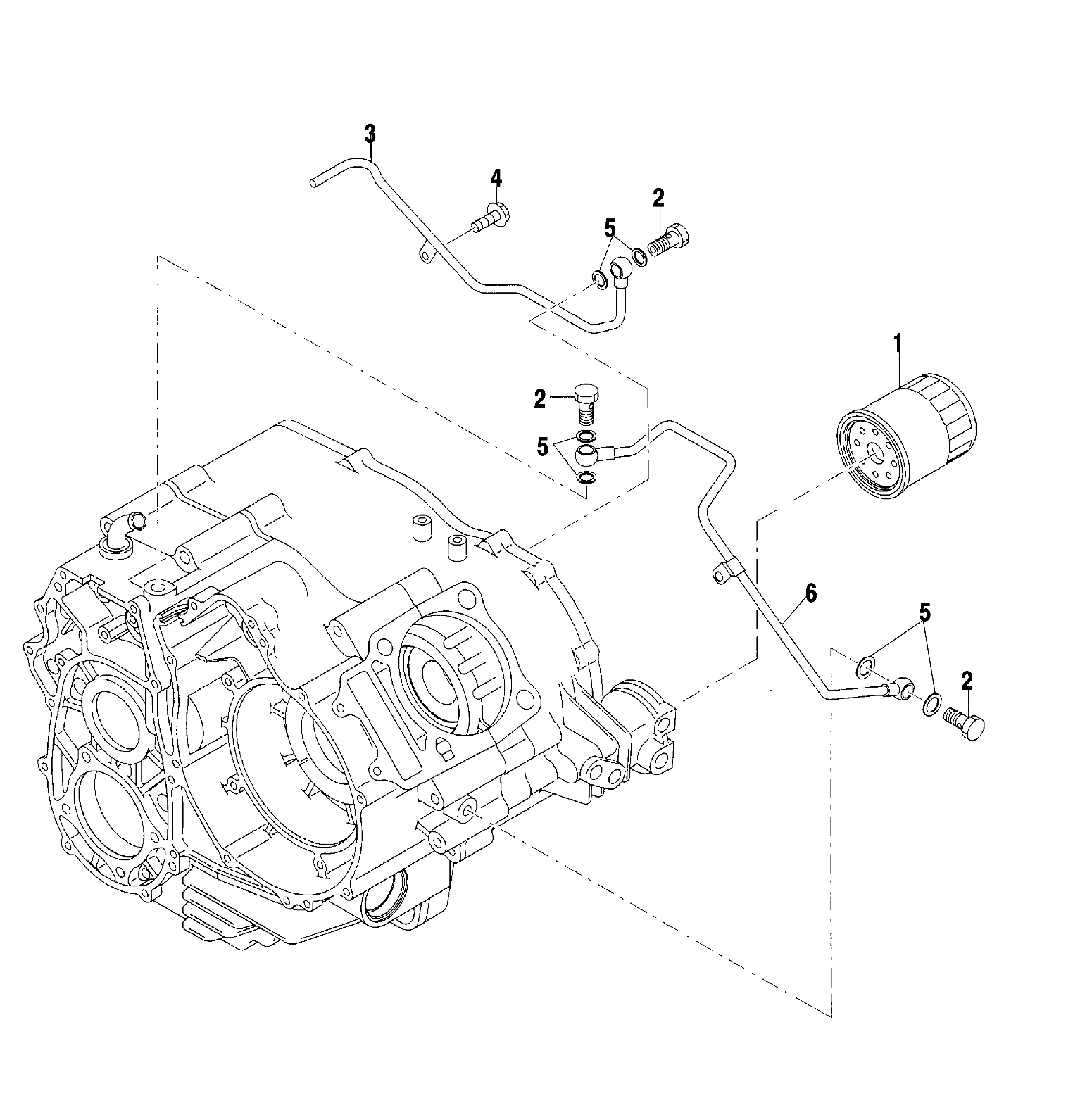 CARROSSERIE FILTRE A HUILE POUR XPEDITION 325 2000