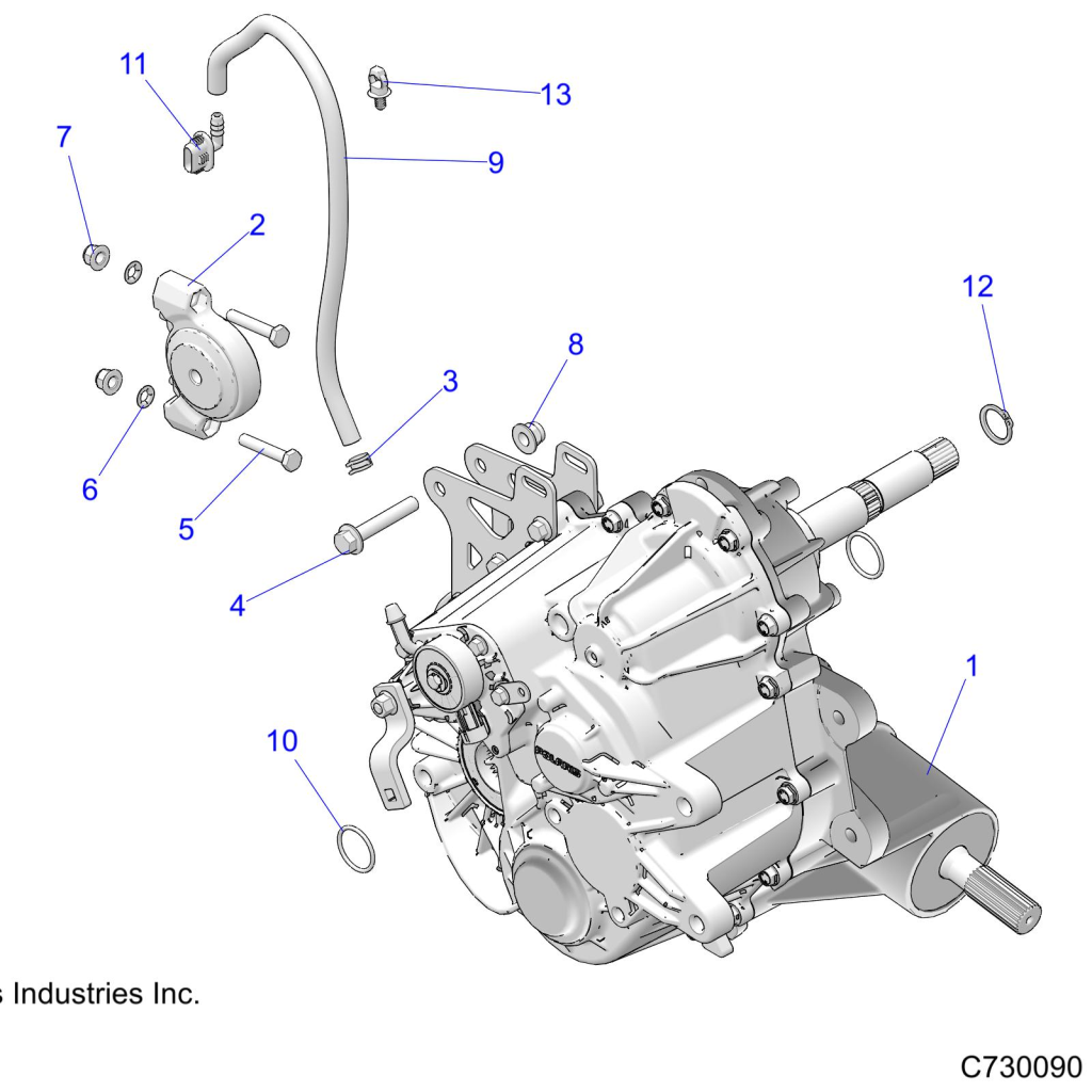 TRANSMISSION MONTAGE BOITE PRINCIPALE POUR R22MAK57B4 RANGER 570 RIDE COMMAND 2022