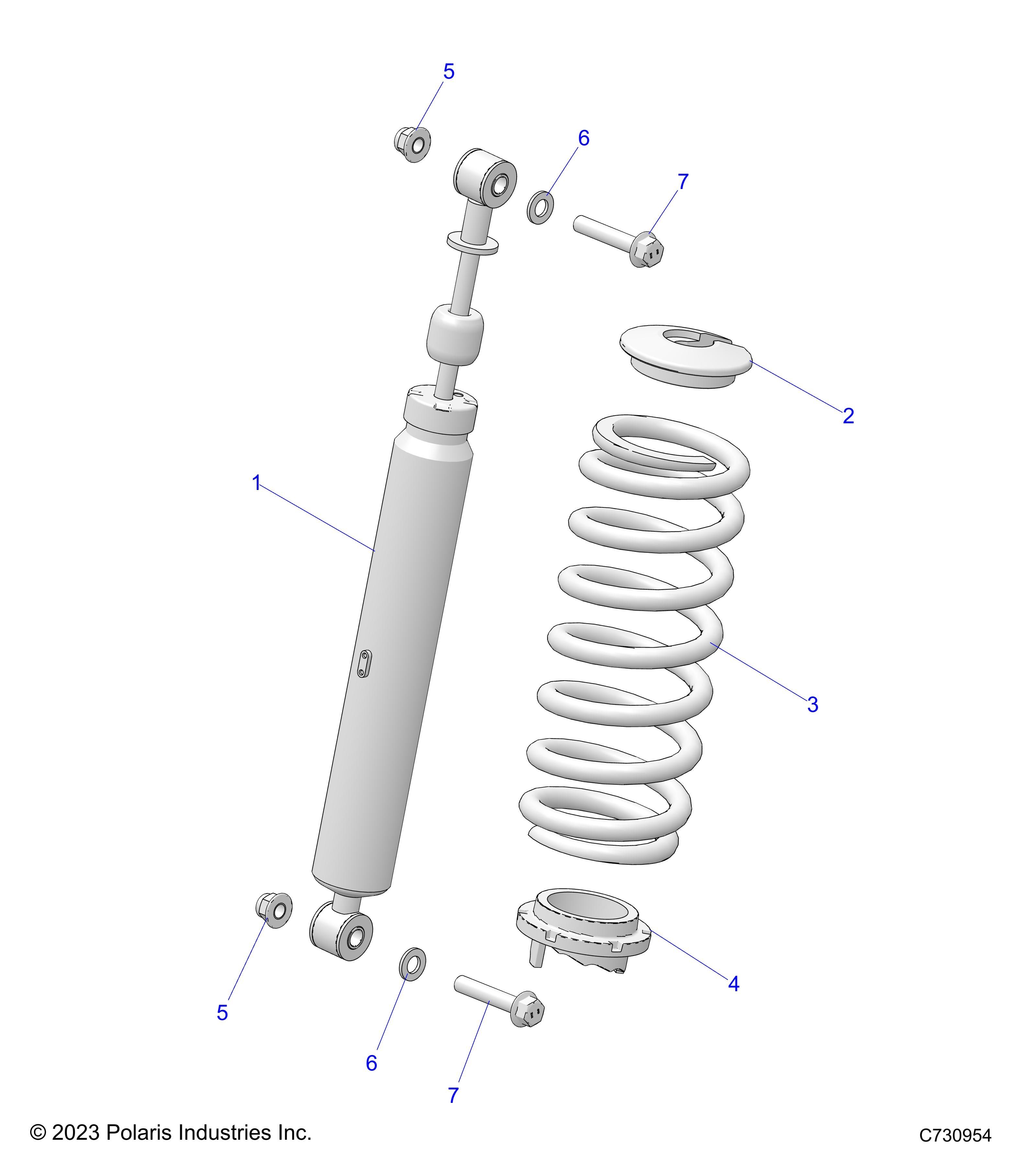 SUSPENSION MONTAGE AMORTISSEUR AVANT POUR RANGER XD 1500 NSTR 2025