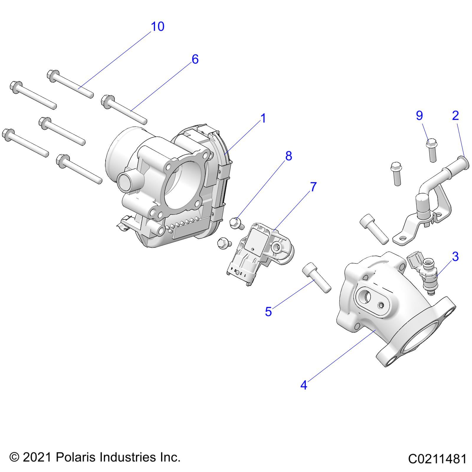 MOTEUR CARBURATEUR POUR SPORTSMAN 570 EPS EU 3PC R05 2022