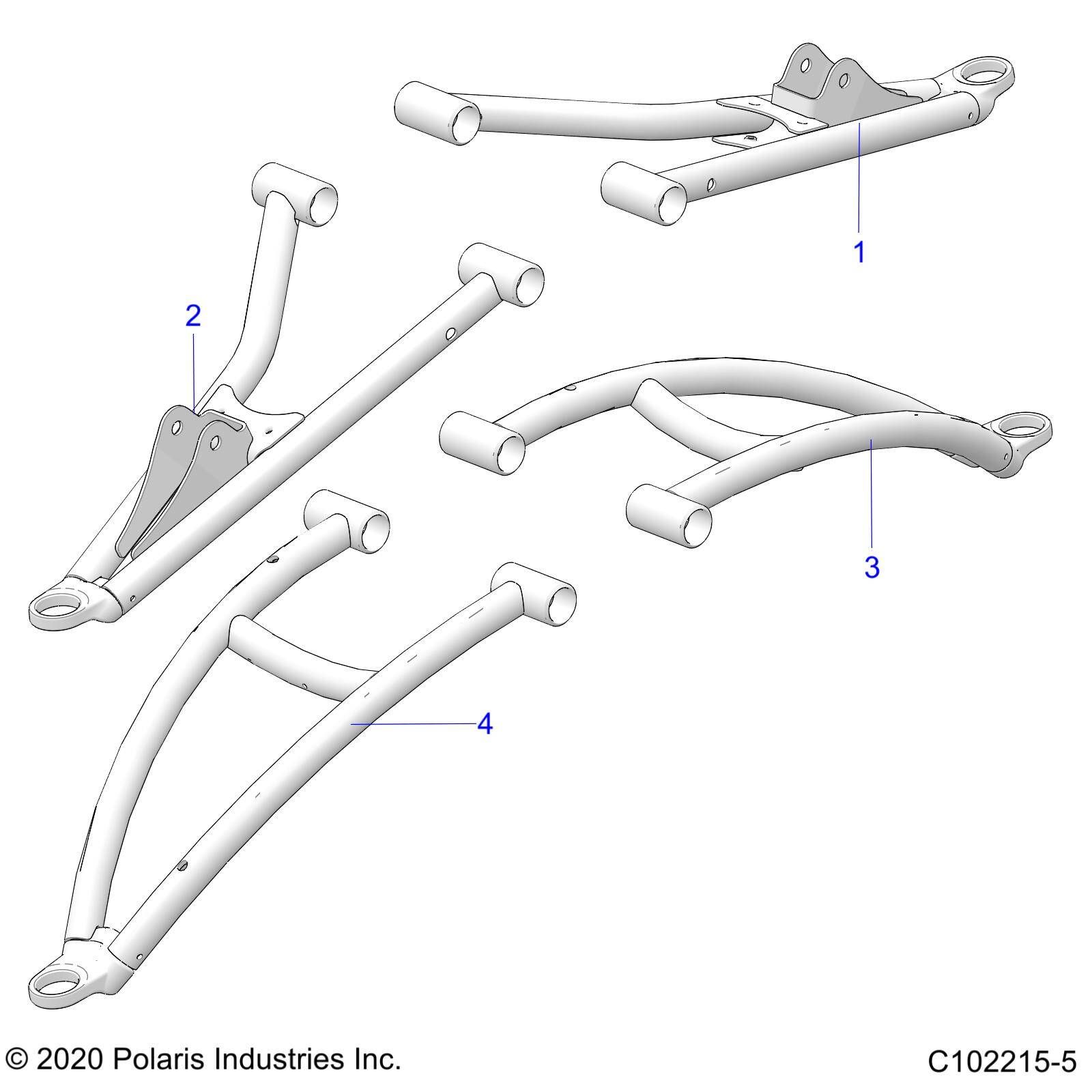 SUSPENSION FRONT A ARMS POUR SPORTSMAN XP 1000 HIGH LIFTER R01 2023